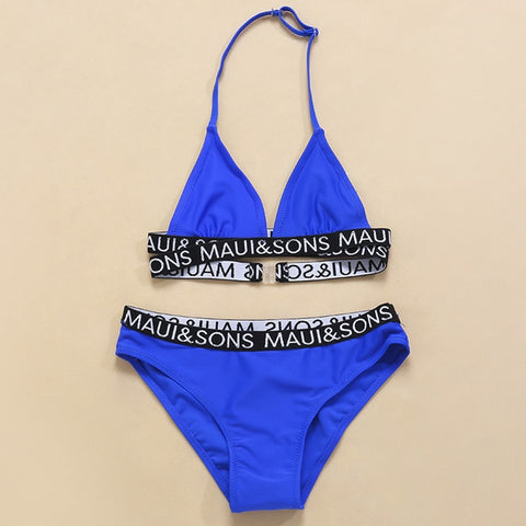 2019 Girls Bikini Suits 6-15Years Two-Pieces Summer Bathing Suits Fashion Girls Swimsuits Sports Swimwear for Kids Girls CZ984