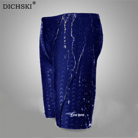 Water Repellent Shark Skin Jammer Swimsuit Men's Competitive Racing Sport Swimming Shorts Swim Brief Trunks Boxers Men Swimwear