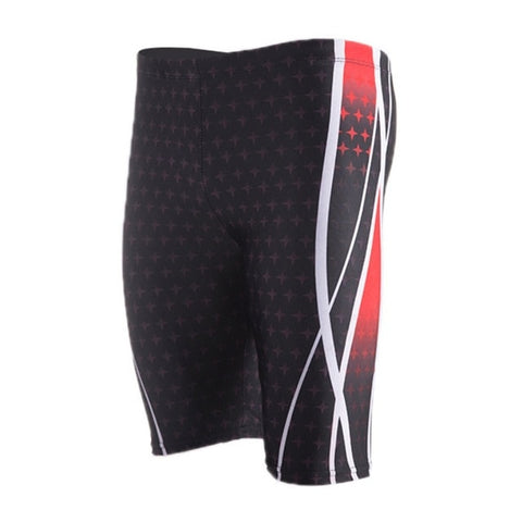 Men Swimwear  Quick Dry Swimming Trunks Breathable Swimsuit Print Boxer Briefs Bathing Suit Surf Board Wear Summer Pro