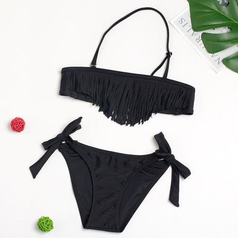 2019 Girls Bikini Suits 6-15Years Two-Pieces Summer Bathing Suits Fashion Girls Swimsuits Sports Swimwear for Kids Girls CZ984