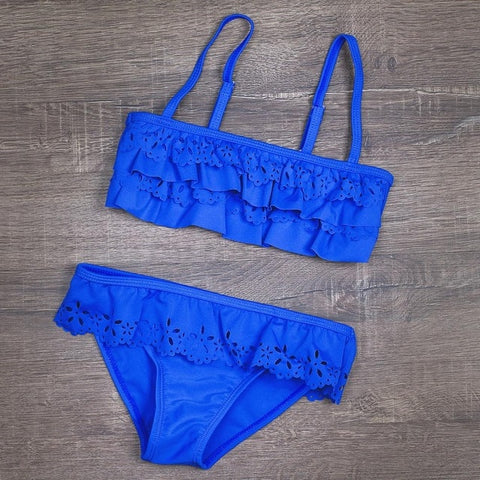 2019 Girls Bikini Suits 6-15Years Two-Pieces Summer Bathing Suits Fashion Girls Swimsuits Sports Swimwear for Kids Girls CZ984