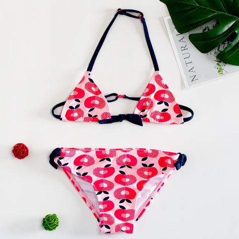 2019 Girls Bikini Suits 6-15Years Two-Pieces Summer Bathing Suits Fashion Girls Swimsuits Sports Swimwear for Kids Girls CZ984