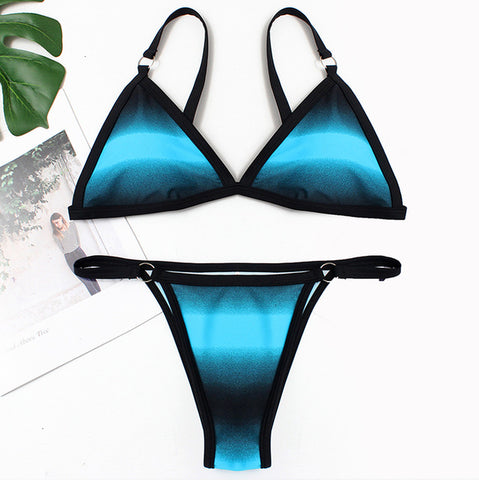 Sexy Solid Bikini Set Low Waist Swimwear Women Brazilian Bathing Suit Summer Swimsuit Female Backless Beachwear Biquini Mujer