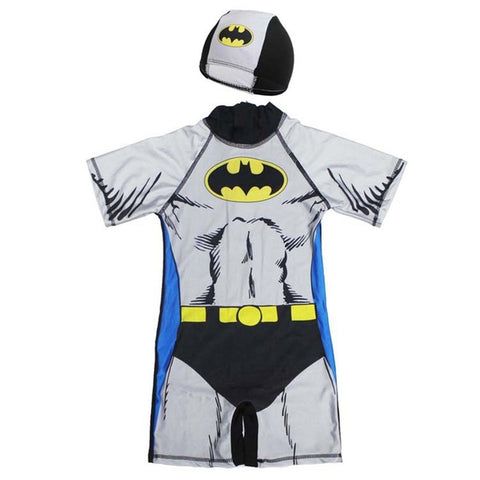 Kids Sport Baby Beachwear Bikini Iron Man Bathing Suit Batman Swimming Boys Captain America Kids Swimsuit One Piece Swimwear