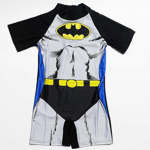 Children Swimsuit One Piece Swimwear Iron Man Bathing Suit Batman Swimming Boys Captain America Kids Sport Baby Beachwear