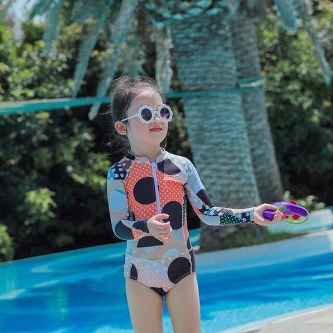 Swimsuit 1 Piece Woman Rashguard Female Beach Swimwear Womens One Bikini One-Piece Three Zippered Suit Tightly Fitted Wearable