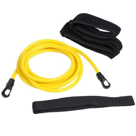 3M Adjustable Swim Training Resistance Belt Adult Kids Swimming  Exerciser Leash Mesh Pocket Safety Swimming Accessories