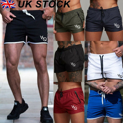 Men's Casual Pants Gym Fitness Jogging Running Sports Wear Shorts Trousers  Beach Short Pants Trunks Beachwear Swimwear