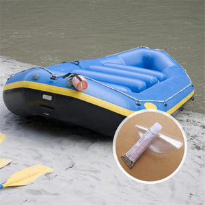 PVC Repair Glue + Patch Suitable For Swimming Ring Inflatable Mattress Dinghy Repair Swimming Pool Accessories