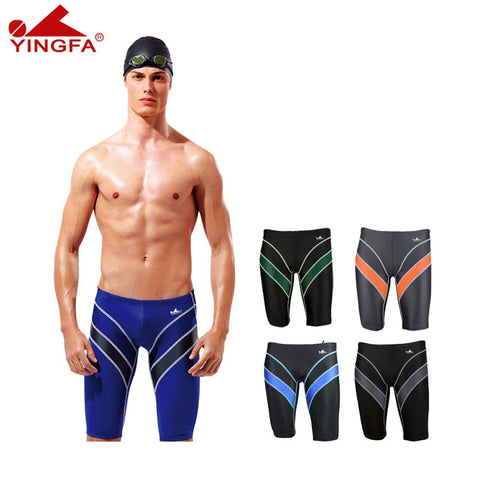 YINGFA 9402 competition swimming suits mens swim shorts FINA approval men training swimming trunks shorts