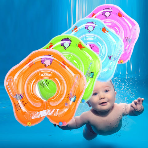 Swimming Baby Pools Accessories Baby Inflatable Ring Baby Neck Inflatable Wheels for Newborns Bathing Circle Safety Neck Float